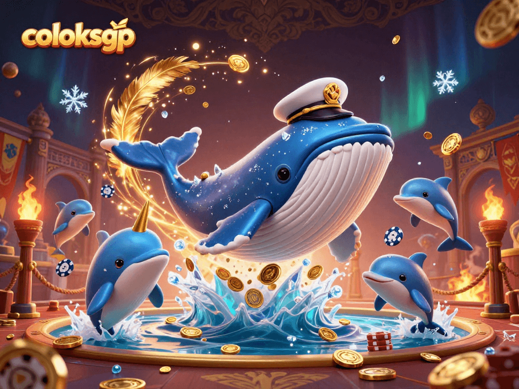 Menang di coloksgp dengan ilustrasi paus raksasa dan permainan slot yang mengesankan.