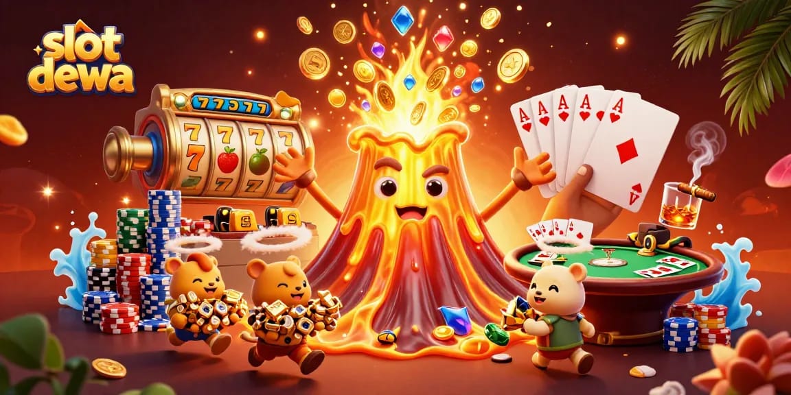 Slot dewa menciptakan pengalaman bermain mendebarkan dengan simbol slot, karakter unik, dan atmosfer kasino yang hidup.
