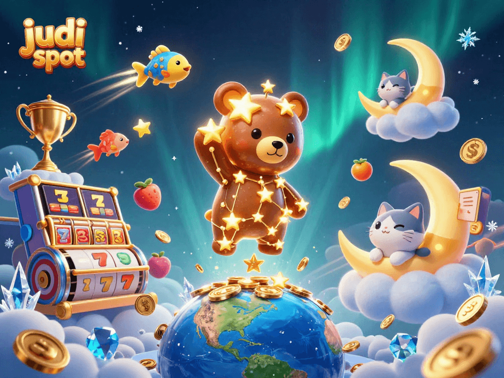 Menyusun strategi judi slot dengan simbol jackpot dan koin emas bersinar yang mengalir!