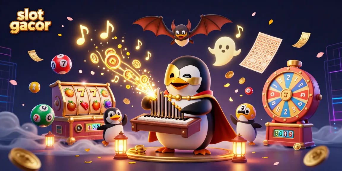 Slot gacor menghadirkan penguin opera 3D dan acara permainan dengan banyak elemen kasino, ramai dan menarik.