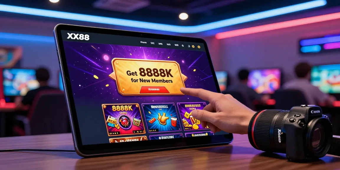 XX88 online gaming platform displayed on mobile, showcasing vibrant casino games and promotions.
