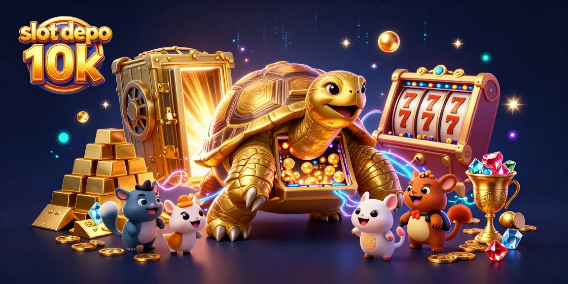 Experience thrilling wins with slot depo 10k in a vibrant casino scene packed with treasures.