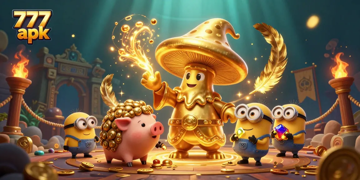 Engage in exciting gameplay with 777 apk, featuring vibrant characters and dynamic casino elements.