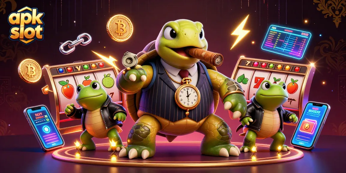 Memainkan apk slot dengan karakter kartun unik dan elemen kasino yang mengesankan.