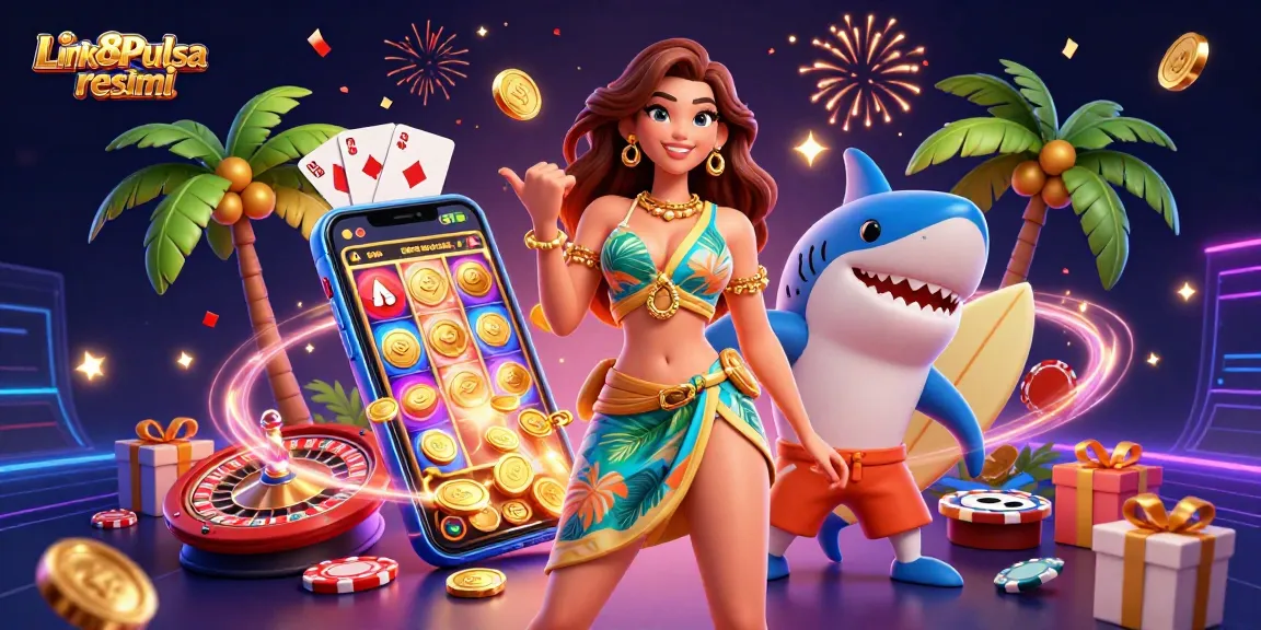 Putar gulungan untuk kesempatan menang di Link 88Pulsa resmi dengan elemen permainan yang menarik!