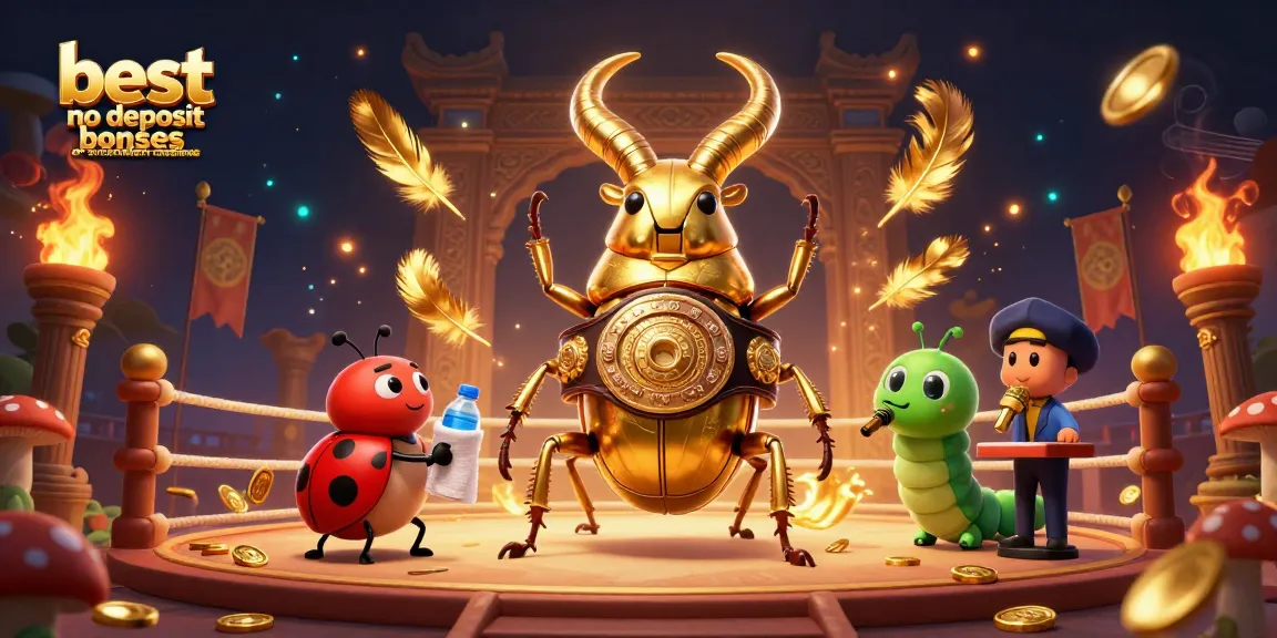 Win with the best no deposit bonuses at australian casinos, featuring vibrant casino elements and exciting characters.