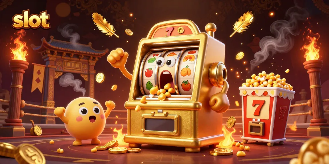 Celebrate slot wins with excited machines and golden coins in a vibrant casino scene.