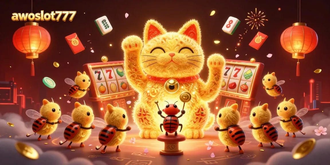 Experience the vibrant awslot777 world with captivating casino symbols and dynamic characters!