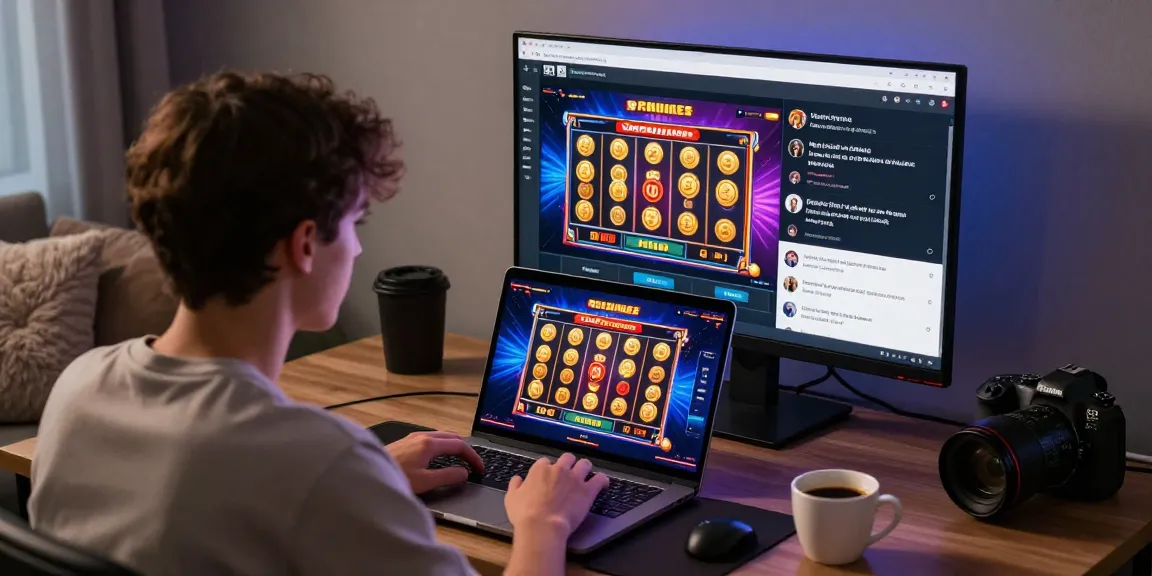 Pengguna sedang bermain di Daftar Modal138 dengan slot online yang menarik dan lingkungan yang nyaman.