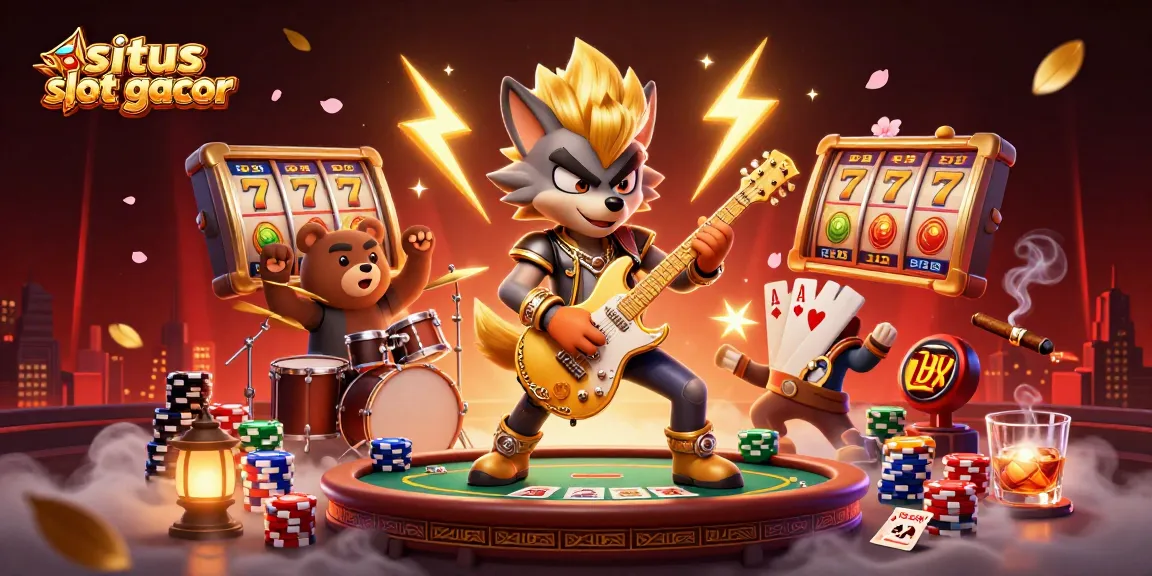 Menangkan permainan di situs slot gacor dengan simbol lucky 7 dan jackpot yang berkilau.