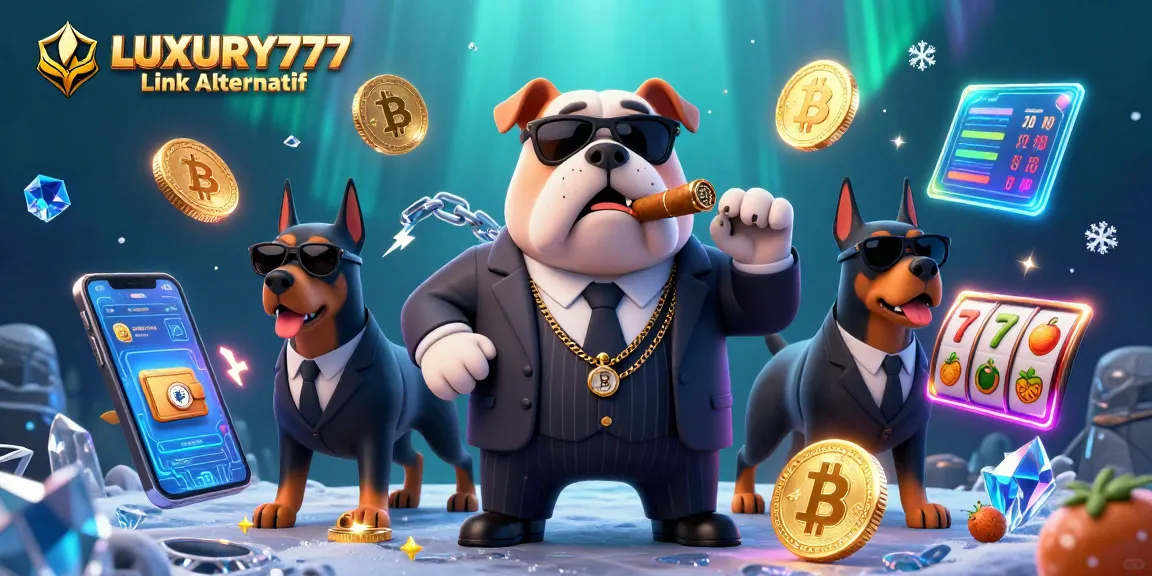 Menggoda kemenangan dengan LUXURY777 Link Alternatif dan karakter kasino dalam ilustrasi 3D yang memikat