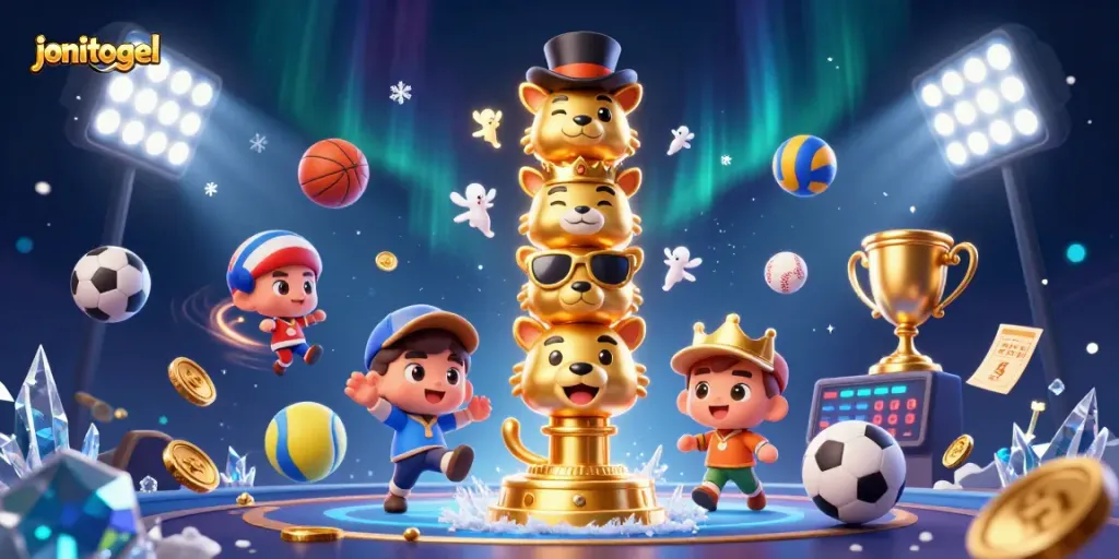Experience thrilling gameplay with jonitogel's dynamic sports betting scene full of excitement and winning opportunities.