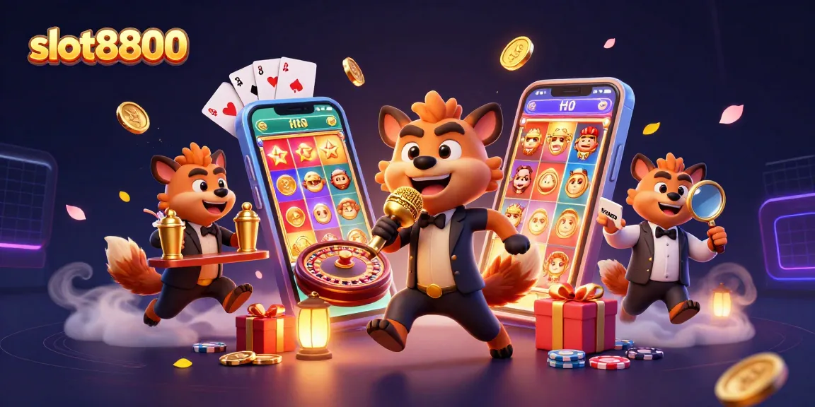 slot8800 membawa Anda dalam pengalaman kasino yang menyenangkan dengan karakter lucu di klub komedi