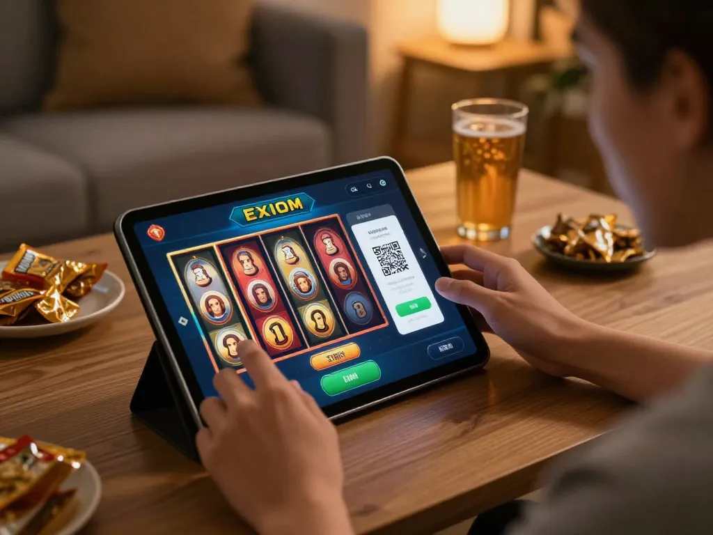 Main OKESlot Deposit Qris Tanpa Potongan enhances your online slots experience at home.