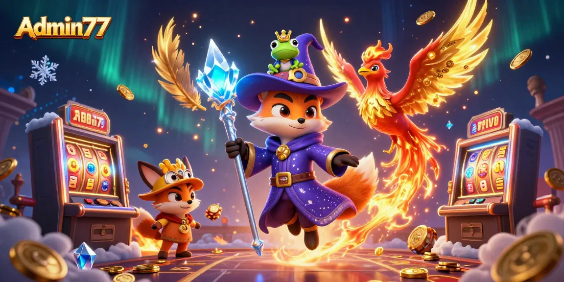 Join Admin77 for thrilling online slots action with mystical themes and dazzling rewards.