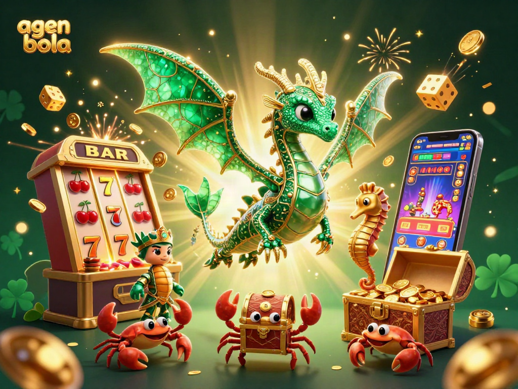 Menawarkan agen bola permainan kasino yang menarik dengan karakter 3D laut dan elemen keberuntungan.