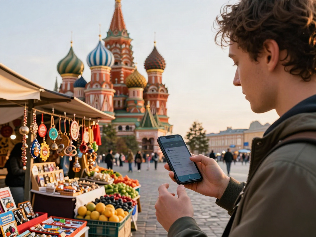 https://payinrussia.com/ memudahkan wisatawan bertransaksi di pasar lokal Rusia dengan smartphone