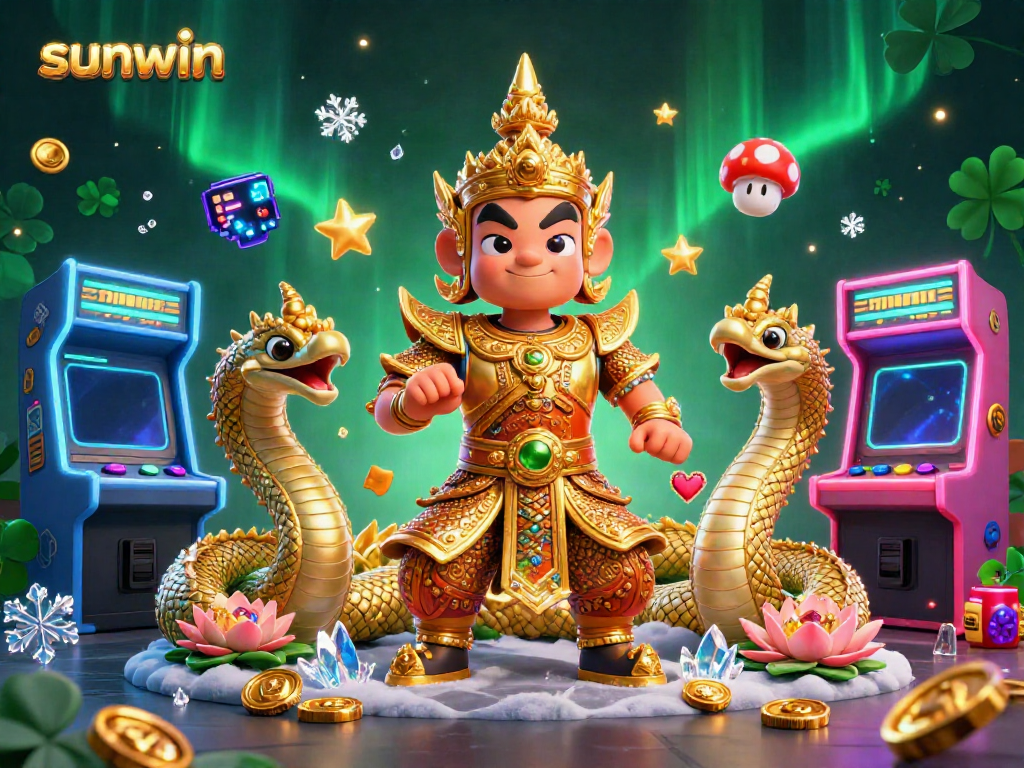 Engage with sunwin through a vibrant 3D casino landscape, featuring dynamic elements and captivating characters.