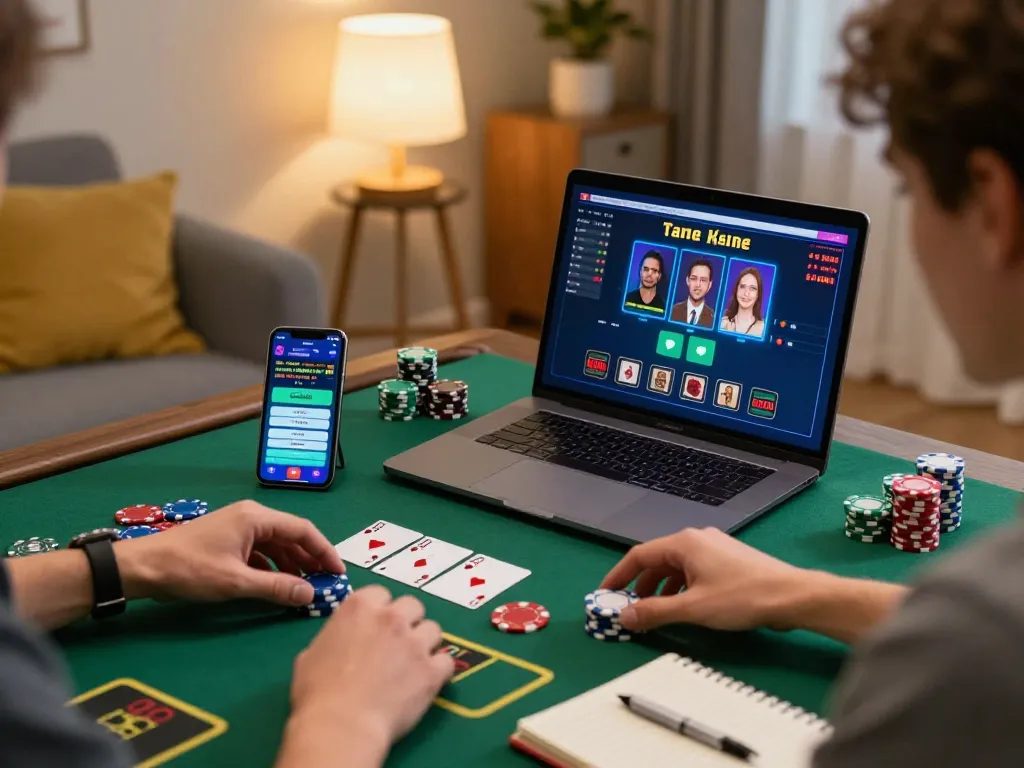 Engage with hwg500 and place bets in an inviting home online Blackjack setup.