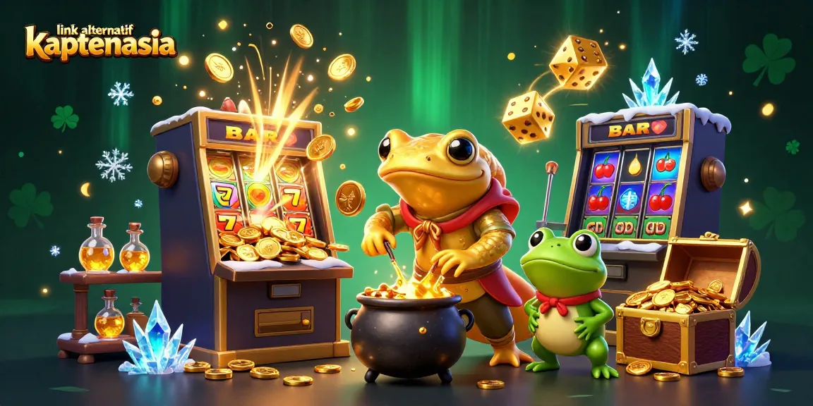 Kicipi link alternatif kaptenasia saat bermain game kasino dengan keberuntungan melimpah dan karakter menarik.