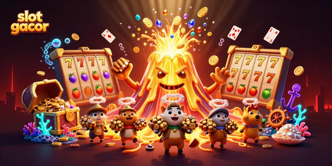 Menangkan jackpot dalam slot gacor saat menyaksikan letusan gunung emas yang memancarkan koin dan harta karun.