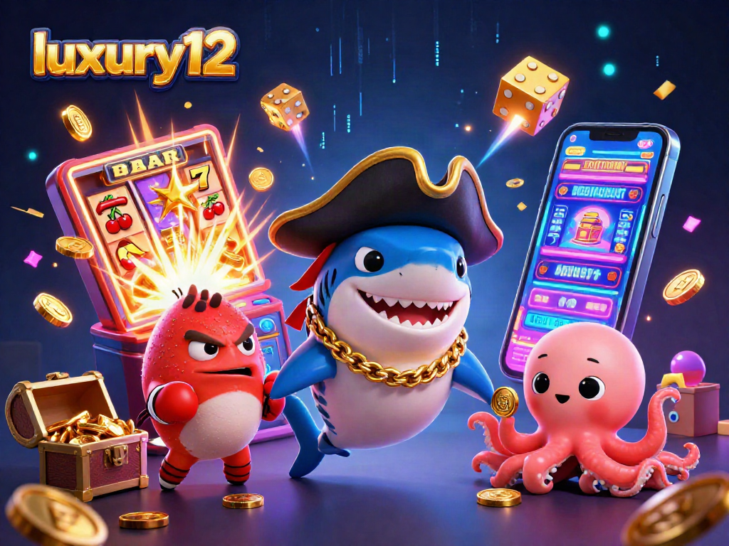 Experience the thrill of winning with luxury12 featuring vibrant characters and explosive casino elements.