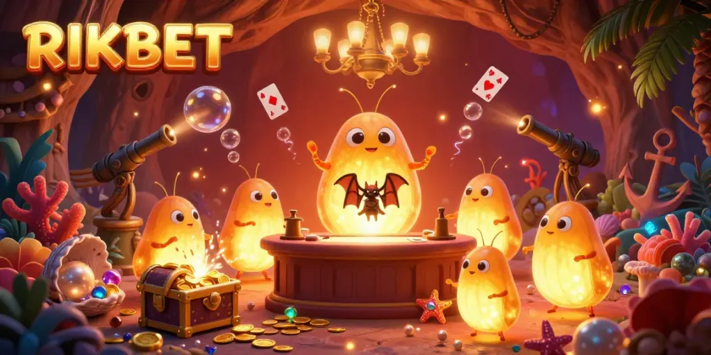 Illuminate your winning strategies at RIKBET with a vibrant underwater casino scene.