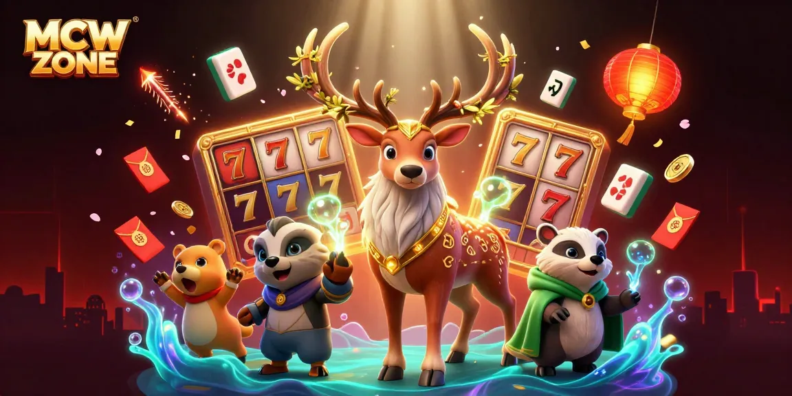 Experience the MCW ZONE adventure with exciting casino elements and enchanting characters.