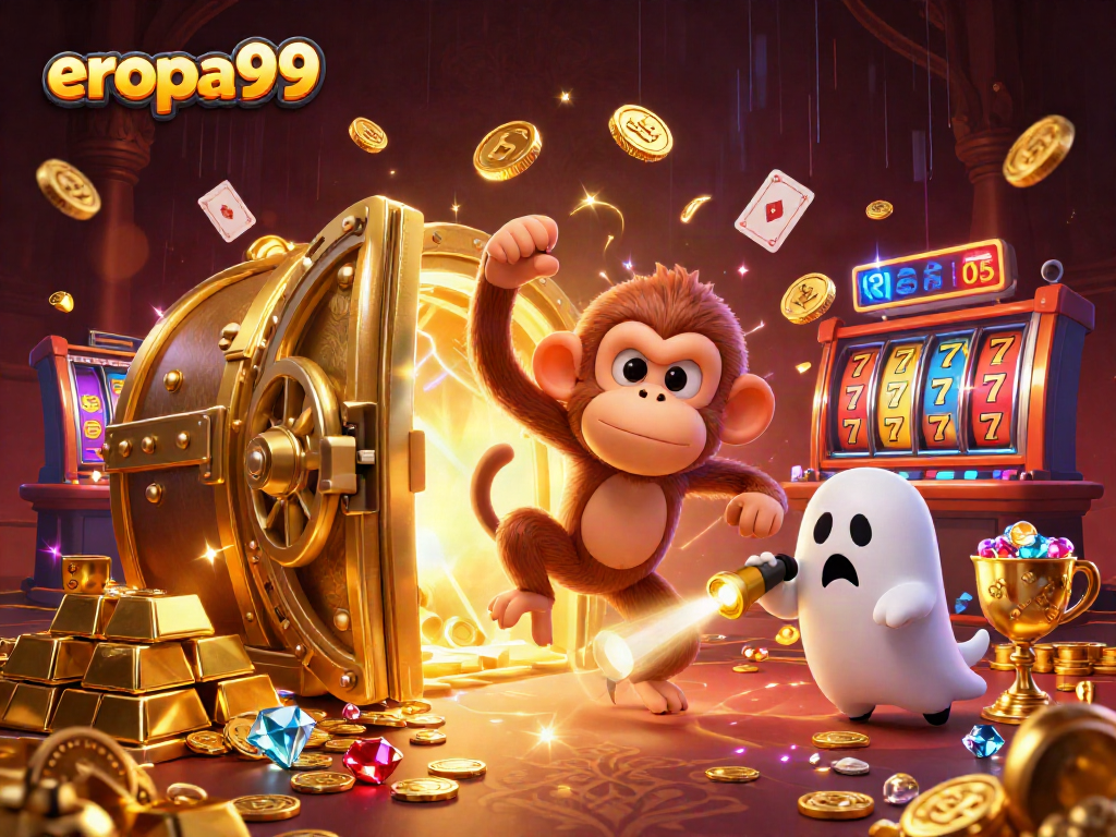 Gambarkan pengalaman bermain di eropa99 dengan slot gacor dan harta karun melimpah di kasino.