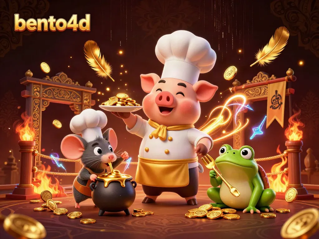 Join bento4d for thrilling online lottery excitement featuring intriguing characters and gold rewards.
