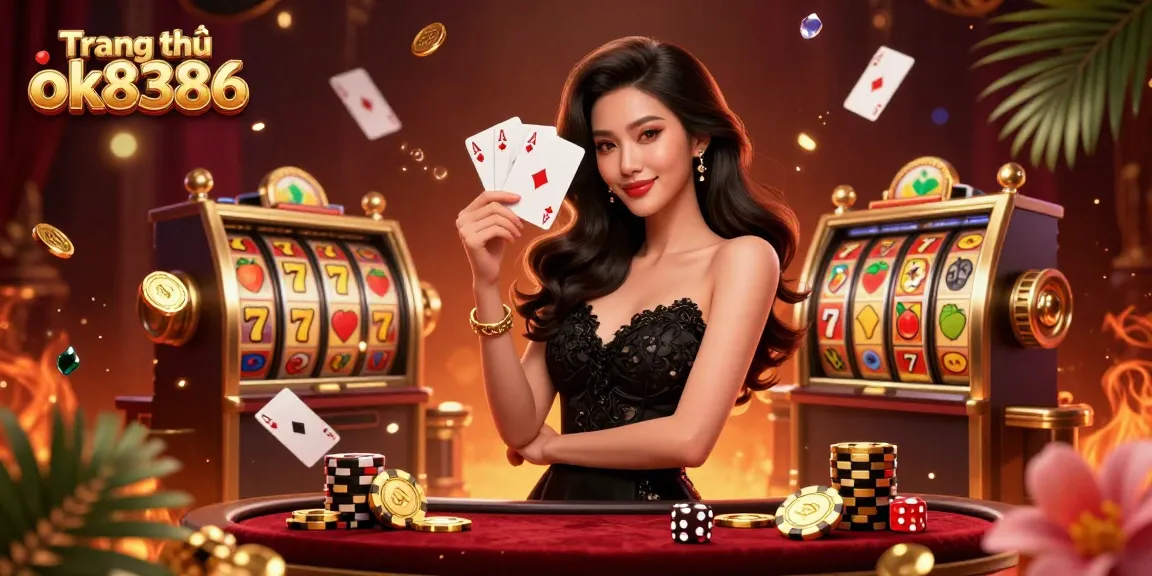 Engage with Trang chủ ok8386 while exploring exciting gambling elements in a vibrant casino scene.