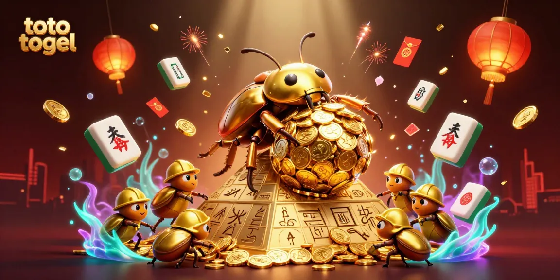 Gandakan kemenangan di toto togel dengan menggulirkan koin emas di atas piramida.