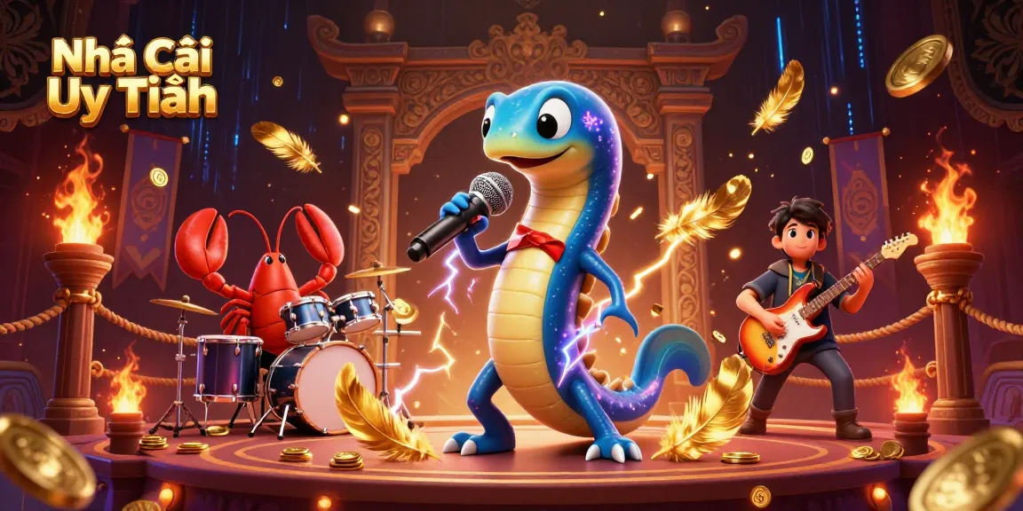 Engage with Nhà Cái Uy Tín in an underwater casino featuring 3D characters and vibrant elements.