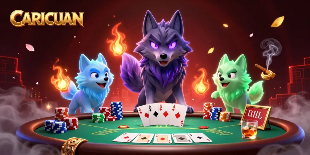 Experience the thrilling world of CARICUAN with vibrant visuals of winning at online slots.