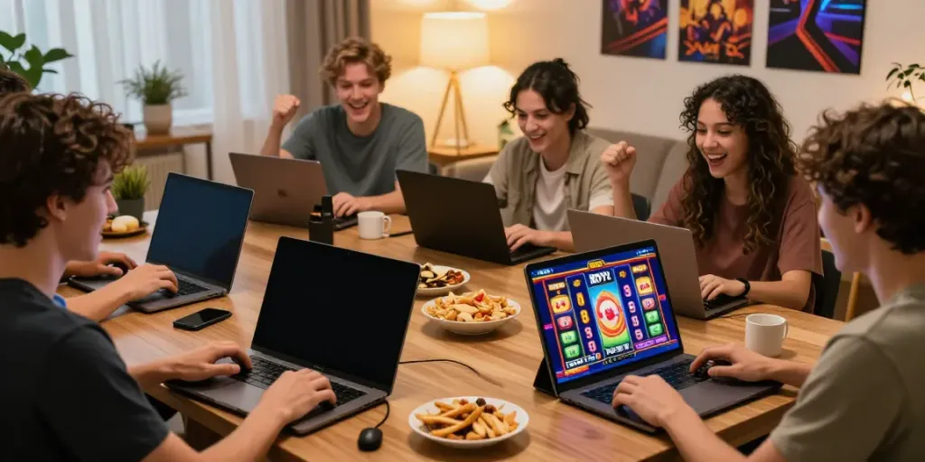 Pemain slot online menikmati permainan di rumah dengan BUKUMIMPI138 login.