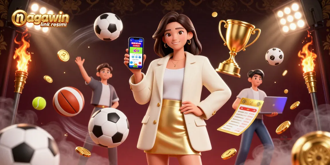 Join the excitement of nagawin link resmi with a dynamic smartphone betting experience in a vibrant casino setting.
