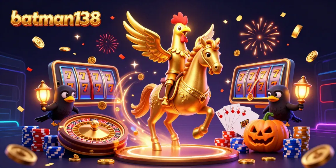 Engage with batman138 for thrilling casino adventures in a vibrant midnight scene.