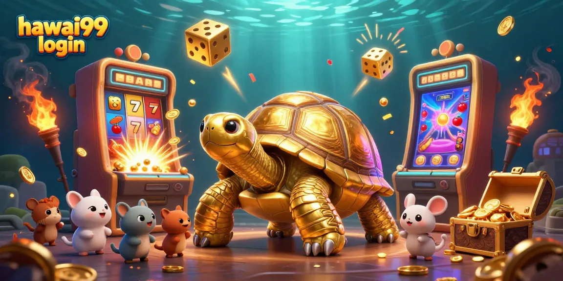 Experience excitement with the hawai99 login at the vibrant golden tortoise slot gaming scene.