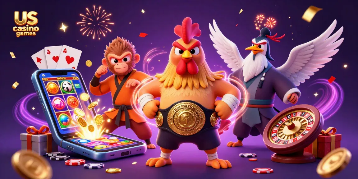 Experience us casino games with vibrant characters and exciting gaming elements bursting with energy.