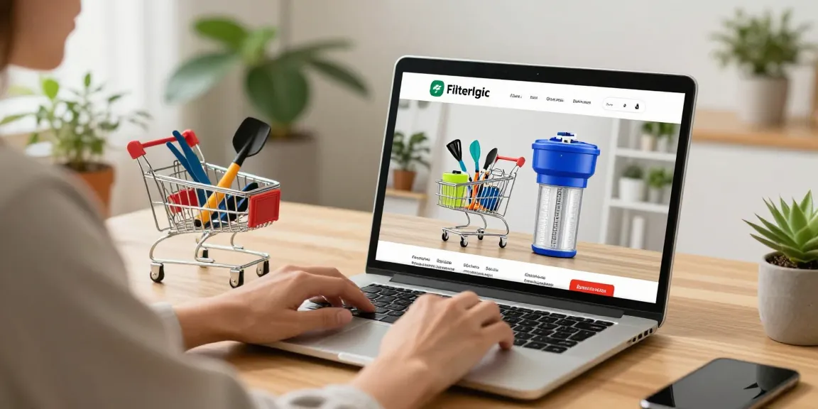 Filterlogic Garden Hose Water Filter online shopping experience, featuring the best e-commerce deals and product reviews.