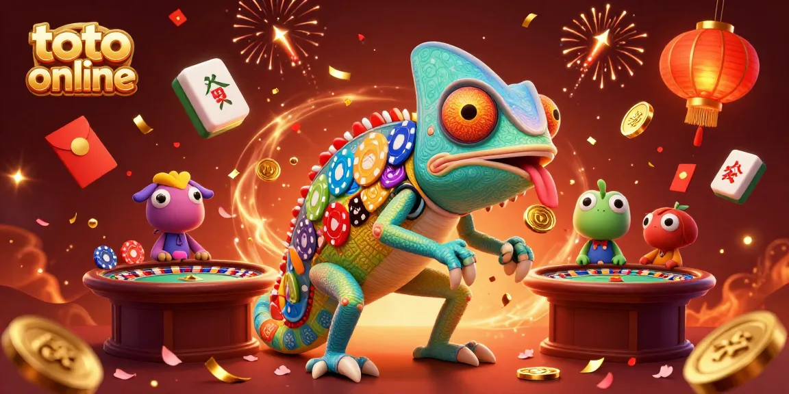 Menangkan permainan toto online dengan chameleon kasino yang menarik dan elemen permainan yang kaya.