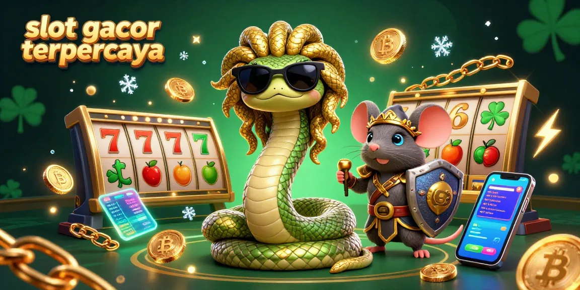 Experience the thrill of slot gacor terpercaya with vibrant characters and dynamic casino elements.