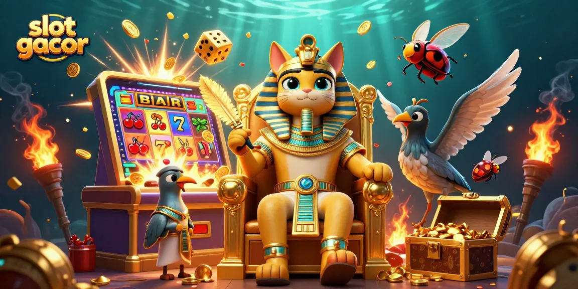 Experience thrilling wins in slot gacor with vibrant 3D casino elements and jackpot excitement.