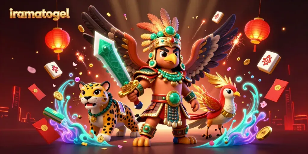 Experience the excitement of iramatogel with dynamic characters and vibrant casino elements