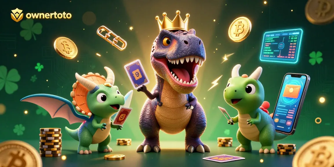 Mengoptimalkan peluang menang di OWNERTOTO dengan karakter kartun 3D dalam suasana kasino.